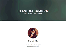 Tablet Screenshot of lianenakamura.com